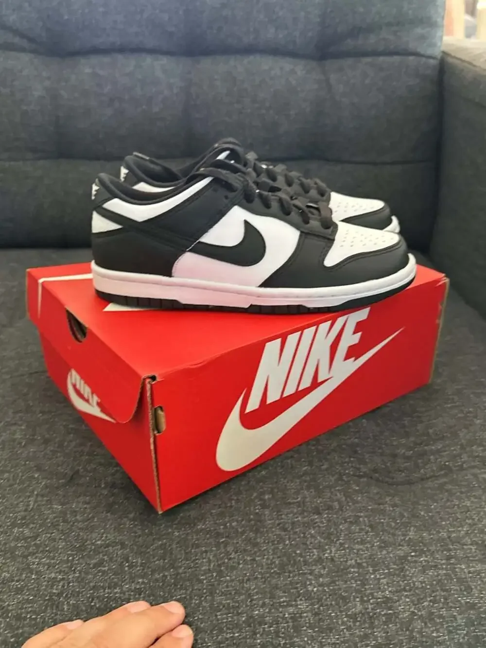 Nike Dunk Low Retro GS Panda Black White CW1590 100 Size 4Y
